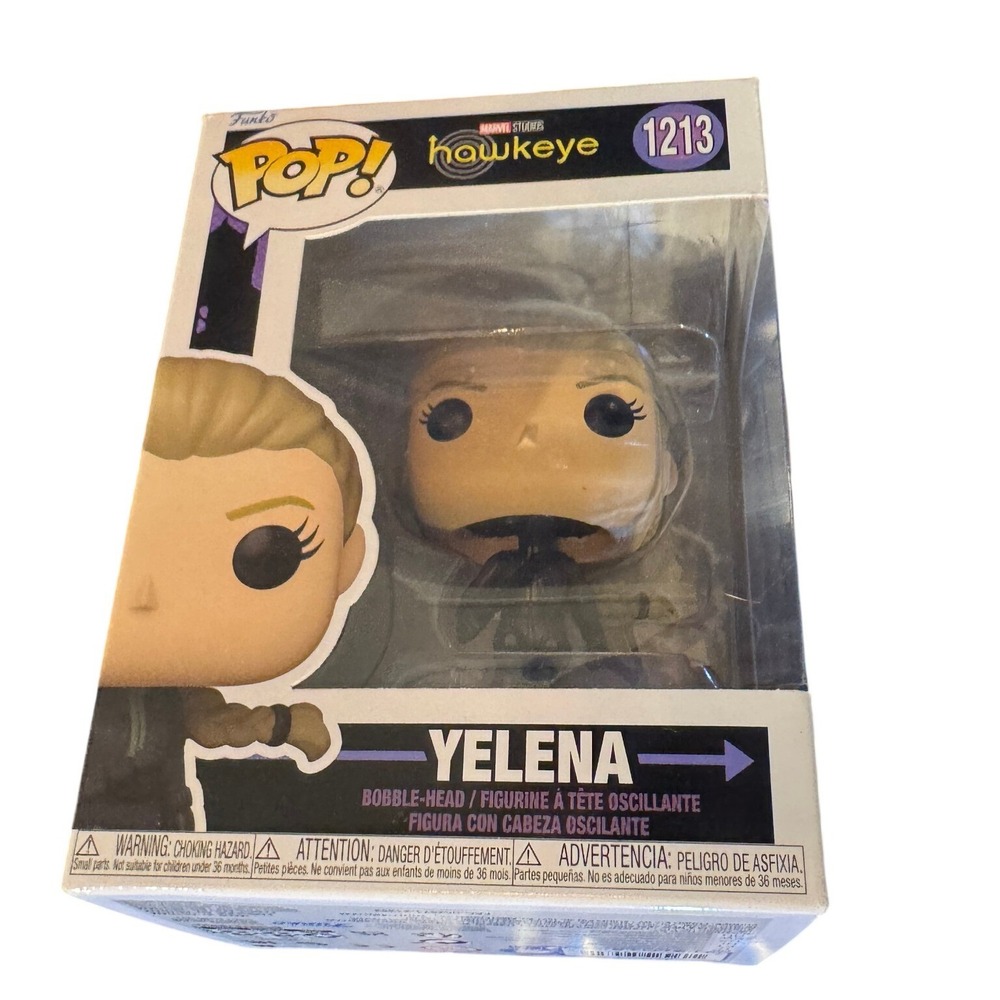 Funko Pop Marvel Hawkeye Yelena 1213 Bobble-Head Vinyl Figure Marvel Studios